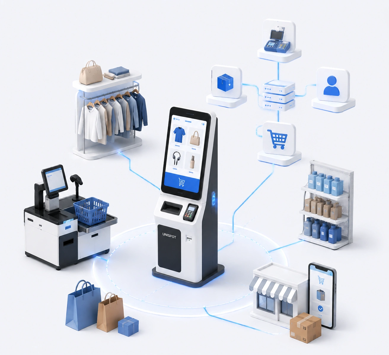 Retail Self-Service Kiosk System